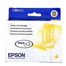 Epson DURABrite Ultra T060420 Yellow Inkjet Ink Cartridge Genuine 12 2012 Office picture