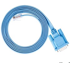 Cisco 72-3383-01 REV. A2 DB9 to RJ45 6' Serial Cable CAB-CONSOLE-RJ45 New picture