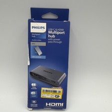 PHILIPS MULTIPORT HUB With Power Pass-Through USB-C & HDMI 100 Power Delivery picture