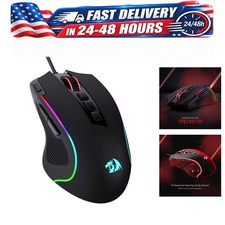 Redragon M612 RGB Wired Optical Gaming Mouse 8000 DPI 11 Programmable Buttons picture