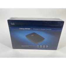 Cisco Linksys RE1000 Wireless-N Range Extender Wi-Fi Repeater Bridge N300 New picture