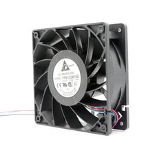 Delta FFB1224EHE-R00 DC Fan Part Axial Ball Bearing 24V 1.5A 190CFM 59dB 12038 picture