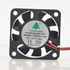 FSY40S12M 40*40*10MM 12V 0.08A 2Pin Quiet Cooling Fan Replace FSY40S12L picture