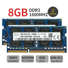 SKHynix 16GB 2x 8GB 4GB DDR3 1600 PC3-12800S SODIMM 204Pin Laptop Memory RAM AB picture