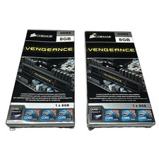 Qty 2 New Corsair Vengeance 8gb (2x8GB) ddr3 1600 Desktop RAM CMZ8GX3M1A1600C10 picture