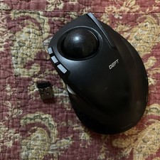 ELECOM M-DT2DR DEFT Trackball Mouse Japan - PC Gaming FPS Tested W Dongle picture