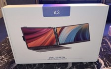 CIDETTY 14'' FHD 1080p IPS Laptop Screen Extender, Ultra-Thin, Dual picture
