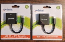 MANHATTAN USB 3.1 TO DVI CONVERTER 152051 (2-PACK) picture