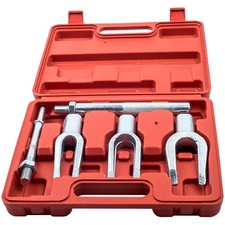 5 Piece Tie Rod Ball Joint Pitman Arm Seperator Removal Tool Kit Ball Joint Sepa picture