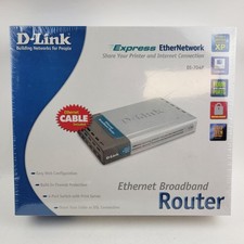 D-Link DI704P Express Ethernet Broadband Wired Router 4-port switch Printer. New picture