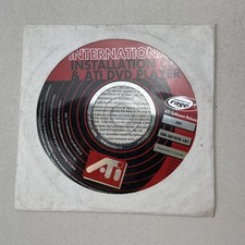ATI International Installation CD & ATI DVD Player 101 Release Vintage Disc picture