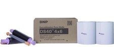 DNP DS40 4x6 Media Kit Photo Paper Ribbon 2 Rolls 800 Prints Total DS40PK46 NEW picture