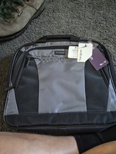 Targus CityLite 14in Laptop Briefcase Nylon Padded w/ Partitions Black/Gray picture