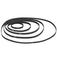 5pcs GT-2 Timing Belt, 6mm Width 2mm Pitch 110/200/300/400/610mm, Black picture