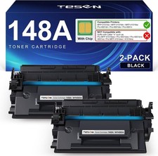 TESEN 148A W1480A Black Laser Compatible Toner Cartridge 2 Pack with Chip picture