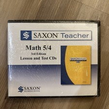 Saxon Teacher 5/4 Grade 4 Lesson & Test CD-roms 3rd Edition Homeschool NEW picture