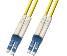 25M Singlemode Duplex Fiber Optic Cable 9/125 LC Yellow Patch Cable Patch Cord picture