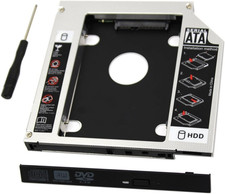 SDD Hard Drive Caddy Case,Universal 9.5Mm SATA to SATA 2Nd SSD HDD Hard Drive picture