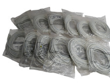 Lot of 12 Category 6 Cat6 Ethernet Patch Cable UTP 30ft 100% Copper picture