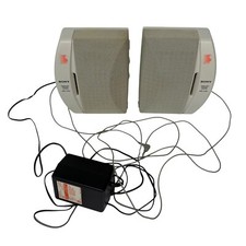 FOR PARTS AS IS - Sony SRS-PC50 Computer Speakers Vintage 1997 picture