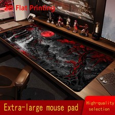 1pc Red Moon Landscape Design Mouse Pad, Suitable for Gaming, Office, Desk Dec picture
