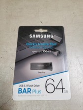 Samsung Bar Plus 64Gb - 300Mb/s Usb 3.1 Flash Drive Titan Gray picture