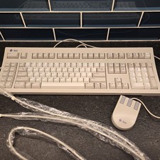 Sun 320-1234-02 Type 5c Keyboard Mini-Din US/UNIX W/ 370-1586-03 Mouse NEW READ picture