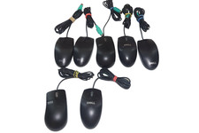 Lot of 7 Genuine Dell PS/2 IntelliMouse Microsoft X06-08477 & Logitech M-S34 PS picture