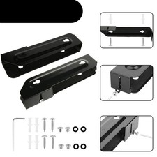 Universal Laptop Wall Mount Storage Bracket Metal Adjustable Tablet Shelf Black picture