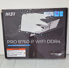 MSI PRO B760-P WIFI DDR4 ATX LGA 1700 Intel Motherboard WiFi 6E HDMI picture