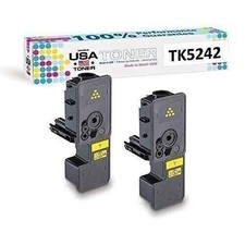 TONER for Kyocera Copystar P5026cdw M5526, TK-5242Y (Yellow, 2 Pack) picture