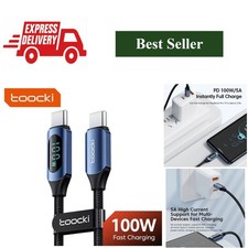 Toocki 100W USB-C to USB-C PD Fast Charging Cable Digital Display picture
