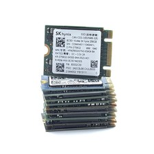 Lot of 10: M.2 NVMe SSD 2230 TWO Notches B + M KEY 256GB 20%-80% health picture
