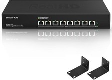 8 Port 10Gb RJ45 Web Managed Ethernet Network Switch w/8x10 Gigabit Base-T Port picture