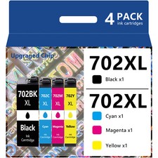 Compatible With 702XL Ink Cartridges for Epson Workforce WF-3720 WF-3730 WF-3733 picture