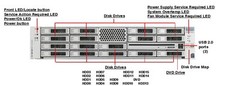 QTY of SUN ORACLE SPARC X4270 M2, 2x6-core 2.93ghz, 72GB, 4x600GB 15K, RAID, DVD picture