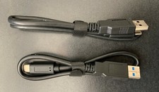 Pair (2) of USB 3.1 Gen 2 Type C to A, 1FT 14
