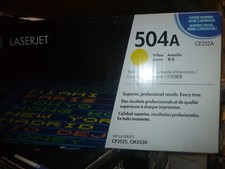 Genuine HP 504A CE252A Yellow Toner Cartridge for CP3525 CM3530 picture