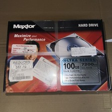 Maxtor Hard Drive Ultra Series 100 Gigabytes 7200 RPM 8MB Cache NEW picture