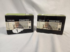 Lexmark C544X1KG Black Extra High Yield Toner Cartridges - Lot of 2 picture