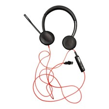 Plantronics Poly Blackwire C3220 USB Over Ear Headset Black Gently used TESTED picture