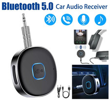 Portable 3.5mm Aux Car Adapter Bluetooth Wireless Audio Receiver Car/Home Stereo picture