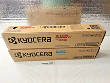 Kyocera TK-5207 Toner Cyan Magenta Lot (2) OEM NEW Sealed TK-5207C TK-5207M picture