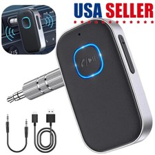 Electronic Bluetooth Transmitter Call Music Receiver AUX Adapter Headphone iPod picture