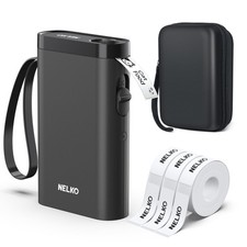 Nelko Label Maker Machine with Tape, P21 Bluetooth Label Printer with 3 Tapes & picture