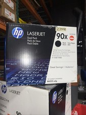 HP 90X LaserJet High-Yield Black Toner Cartridge - Pack of 2 New Open Box picture