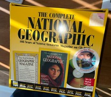 The Complete National Geographic 30 CD-ROM 1888 to 1998 w/User's Guide - NEW picture