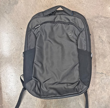 Dell Laptop Sleeve Bag Black Padded Tech Backpack Bottle Pocket Shoulder Strap picture