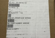 AFL Telecommunications WME04E Wall Mount Interconnect Enclosure Brand New picture