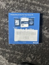 Microsoft Works Suite 2003 CD Brand New Sealed Vintage Software picture